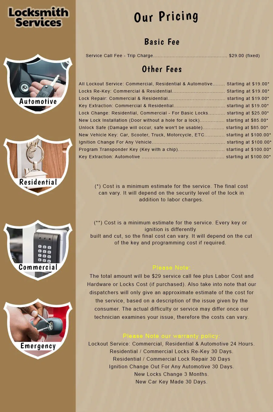 Cranston Locksmith Service Cranston, RI 401-856-9188